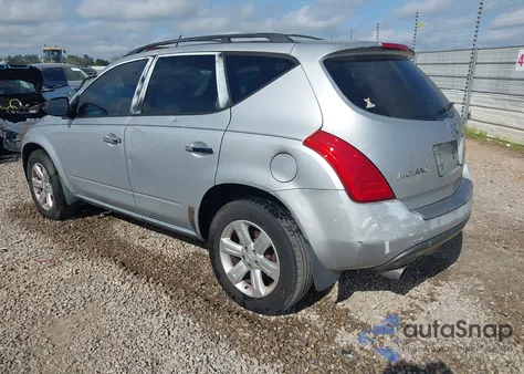 2006 Nissan Murano Sl from USA, damaged, VIN JN8AZ08T36W404266